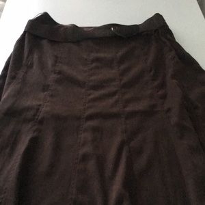 Size 14 brown skirt